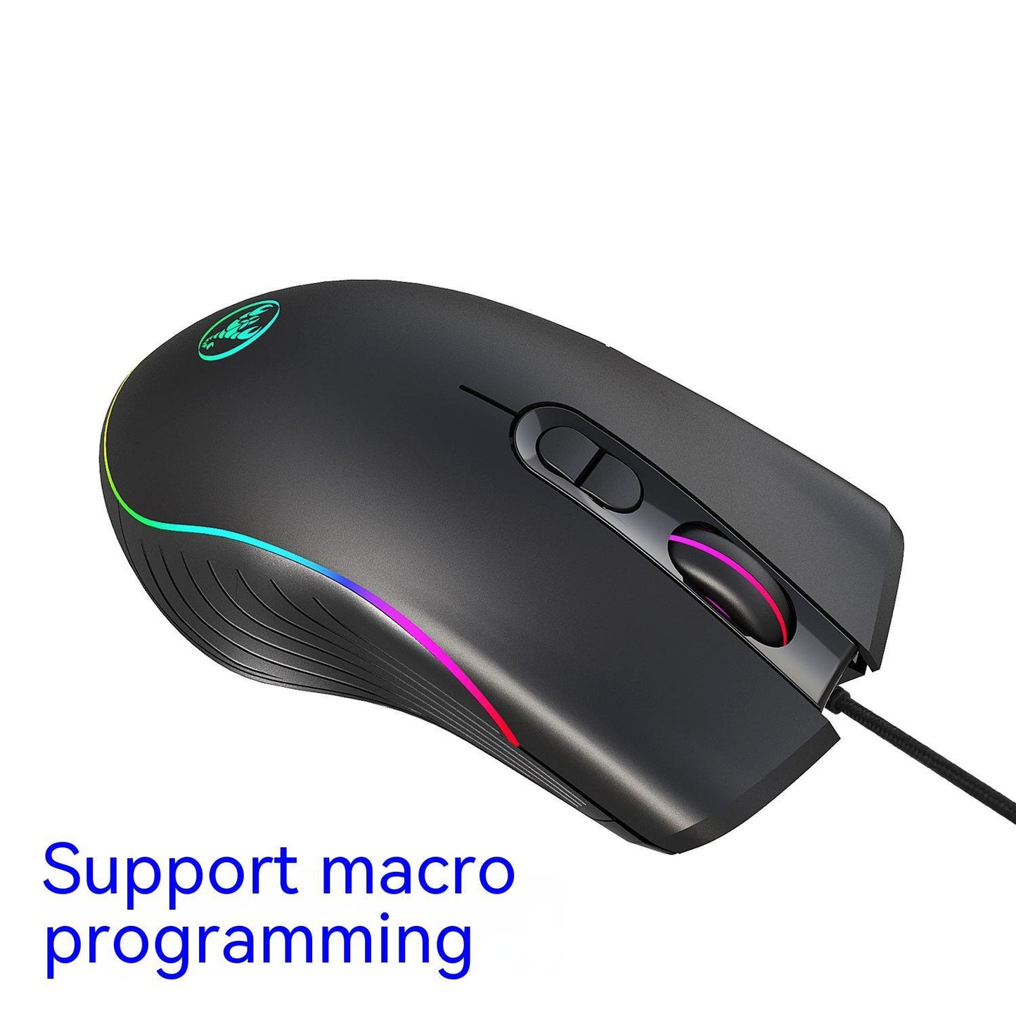 Leuchtende Gaming-Maus Gaming-Kabelmaus