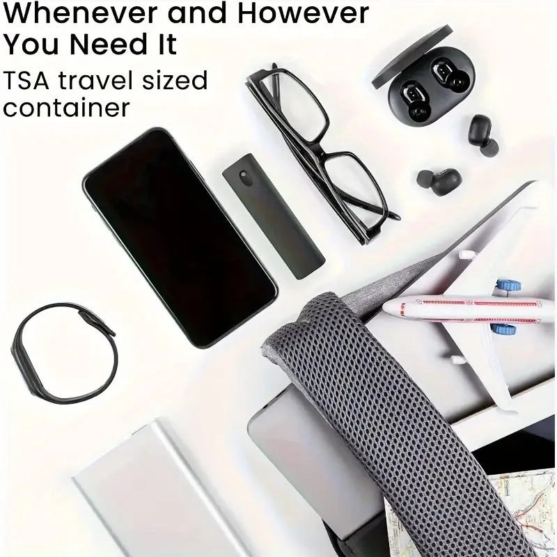 2-in-1 Ultrafine Fiber Spray Bottle for Mobile Phones, Computers, Glasses