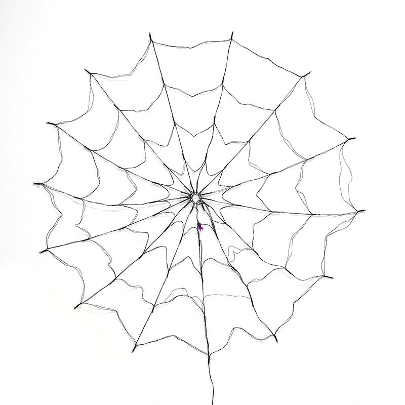 LED Spinnennetz Lichter Halloween Dekoration