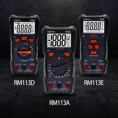 AC/DC Digital Multimeter Spænding/Strøm NCV Professionelt Bærbart Multimeter