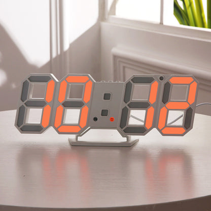 3D LED Vægur Digitalt Ur
