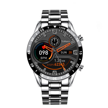 Multifunktionale Smartwatch Bluetooth-Anruf Schrittzähler Blutdruck- und Herzfrequenzerkennung Wasserdichte Uhr