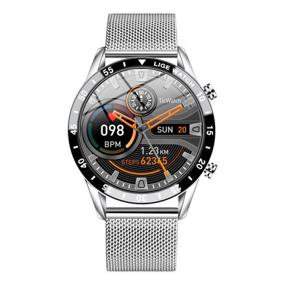 Multifunktionale Smartwatch Bluetooth-Anruf Schrittzähler Blutdruck- und Herzfrequenzerkennung Wasserdichte Uhr