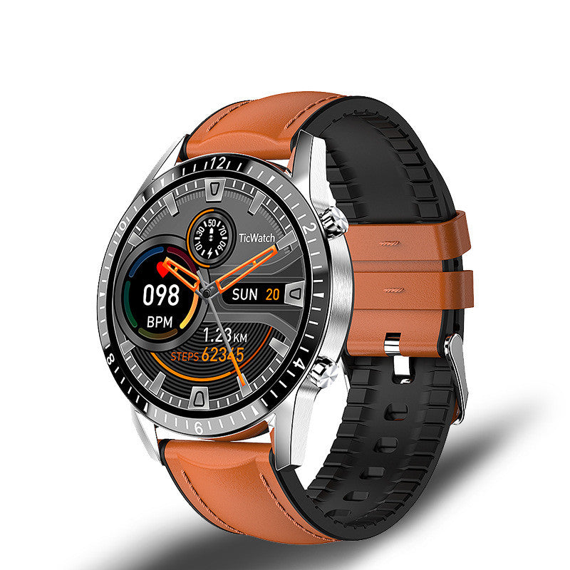Multifunktionale Smartwatch Bluetooth-Anruf Schrittzähler Blutdruck- und Herzfrequenzerkennung Wasserdichte Uhr