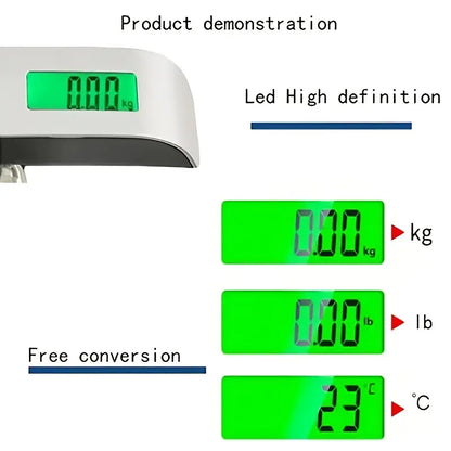 1 St. 110lb/50kg Digitale Handgepäckwaage zum Aufhängen