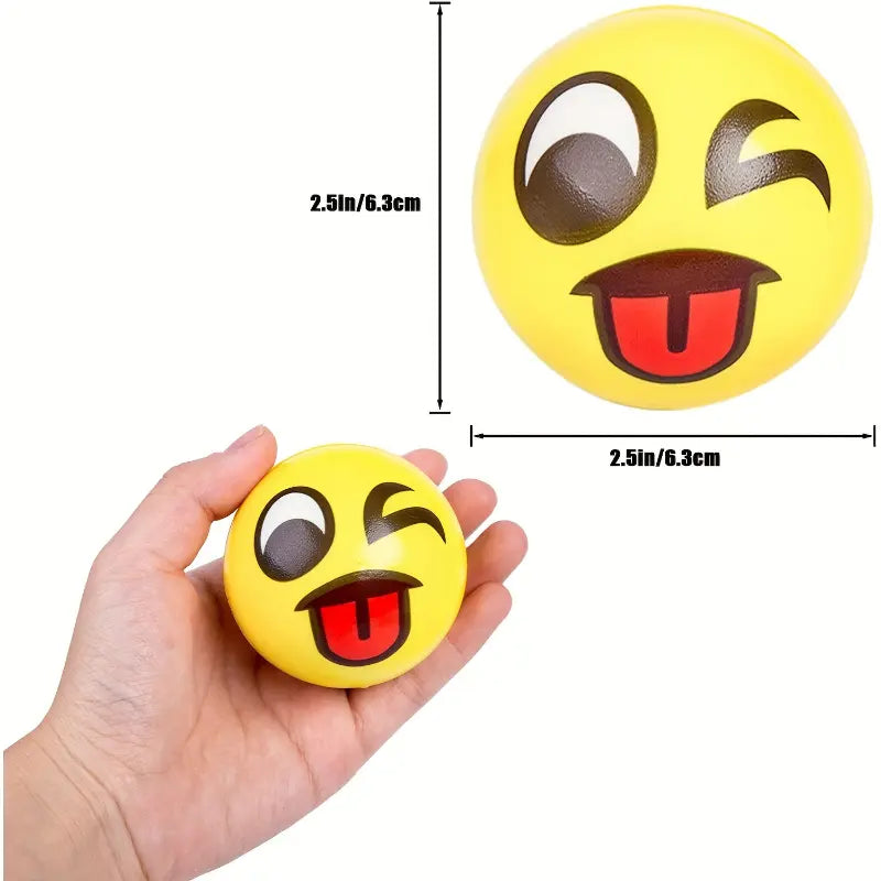 Zufällige Anti-Stress-Gesichtsbälle - 1 Stück