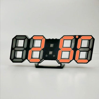 3D LED Vægur Digitalt Ur