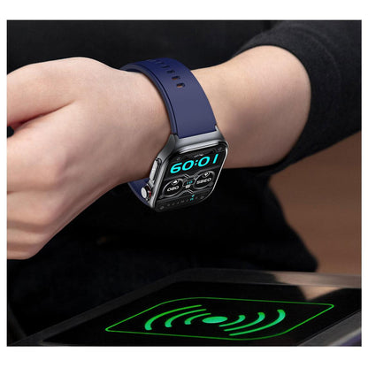 Smartwatch til kvinder og mænd med 2.0" skærm - Vandtæt fitnesstracker med Bluetooth-opkaldsfunktion, 24/7 pulsmåler, søvnmonitor, skridttæller. Mode-gave til hende.