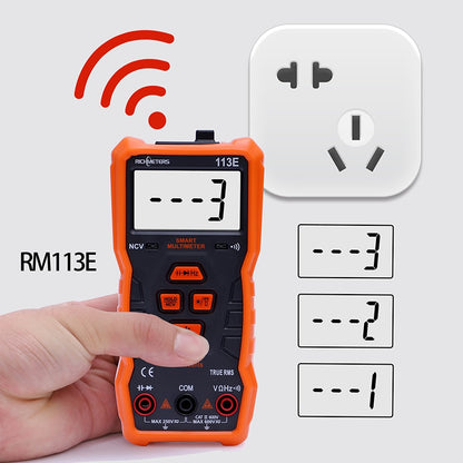 AC/DC Digital Multimeter Spænding/Strøm NCV Professionelt Bærbart Multimeter