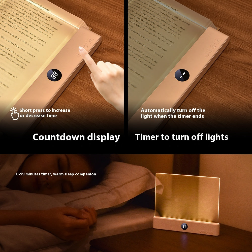 LED-tablet læselampe, genopladelig
