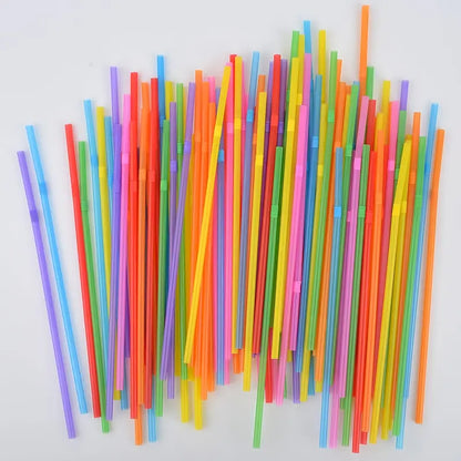 Wiederverwendbare Plastikstrohhalme – 3 Stk.