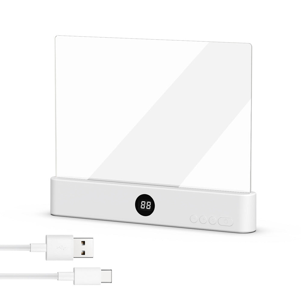 LED-tablet læselampe, genopladelig