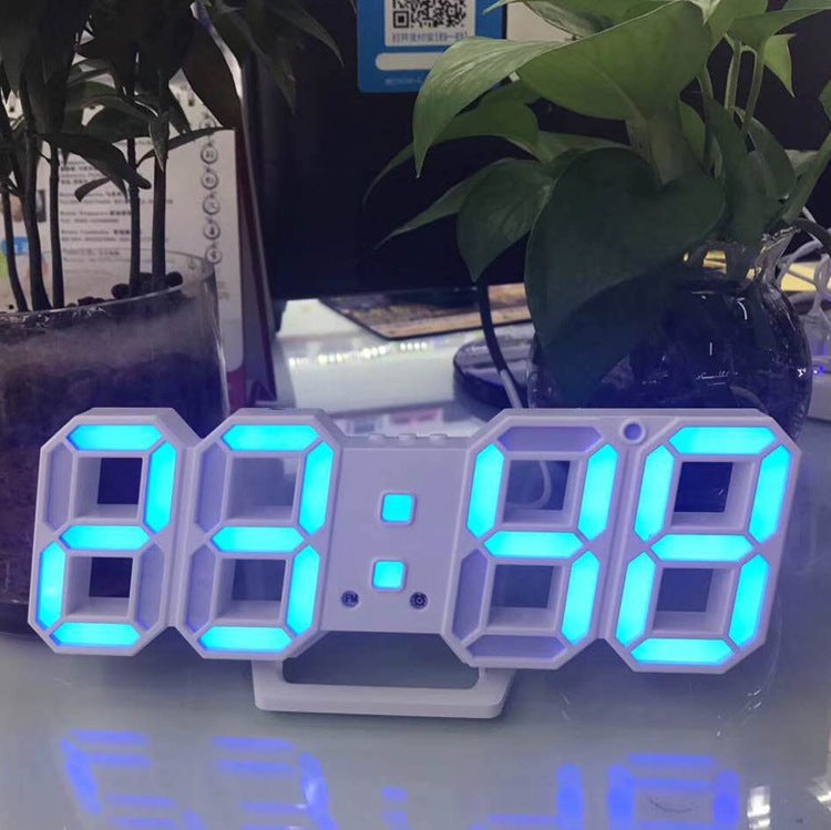 3D LED Vægur Digitalt Ur