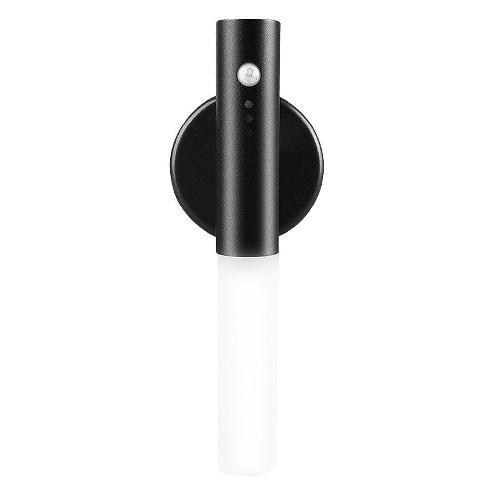 Automatisk LED USB Magnetisk Træ Trådløs Natlys Korridor Verandabelysning PIR Bevægelsessensor Væglampe Skabslampe