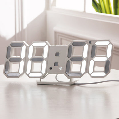 3D LED Vægur Digitalt Ur