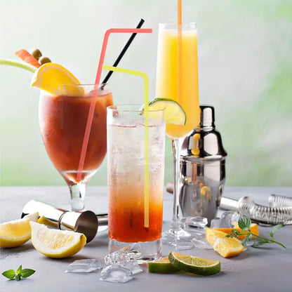 Wiederverwendbare Plastikstrohhalme – 3 Stk.