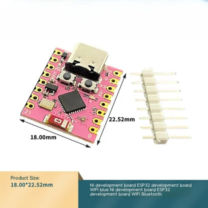 ESP32 SuperMini Development Board Black and Pink