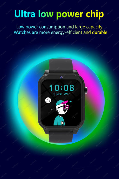 Kinder-Smartwatch mit 1,83"-Display, Kamera und 18 Spielen