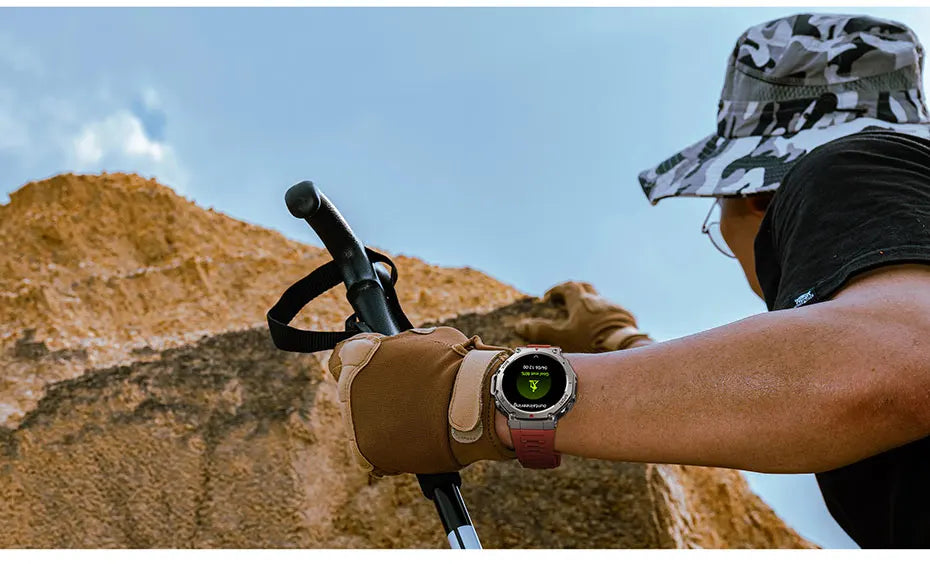 Outdoor-Smartwatch – GPS, AMOLED-Display, Kompass & 5ATM Wasserdicht