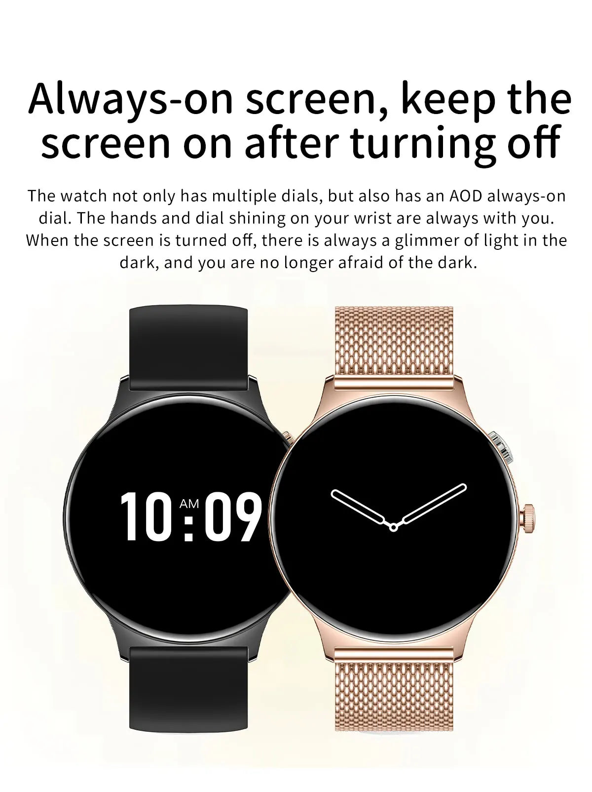 1.43" Full Touch Smartwatch for Women with Bluetooth Calling – Fitness & Sports Watch, Stylish Ladies Gift (2025)