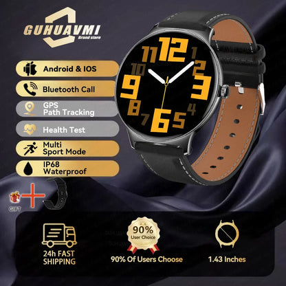 1.43" Full Touch Smartwatch for Women with Bluetooth Calling – Fitness & Sports Watch, Stylish Ladies Gift (2025)