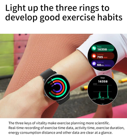 1.43" Full Touch Smartwatch for Women with Bluetooth Calling – Fitness & Sports Watch, Stylish Ladies Gift (2025)