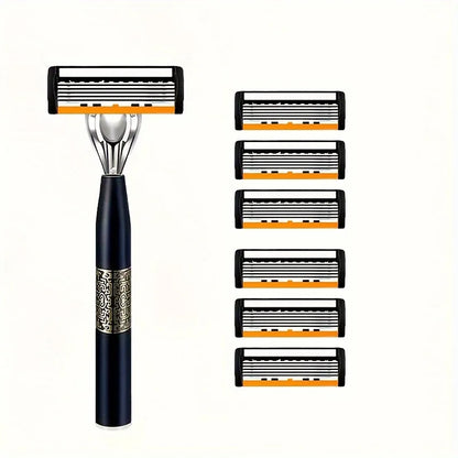 Classic 6-Layer Safety Razor for Men & Women