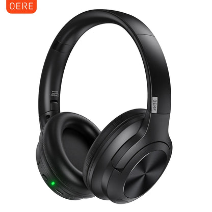 QERE E80 Kabellose Over-Ear-Kopfhörer – Bluetooth 5.3, ANC-Geräuschunterdrückung, Hi-Res Audio, 70 Std. Wiedergabezeit, 40-mm-Treiber