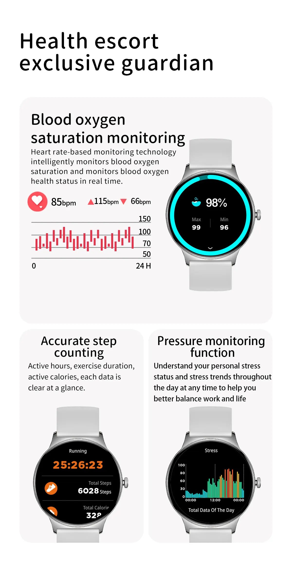 1.43" Full Touch Smartwatch for Women with Bluetooth Calling – Fitness & Sports Watch, Stylish Ladies Gift (2025)