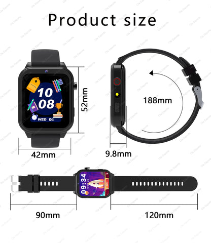 Kinder-Smartwatch mit 1,83"-Display, Kamera und 18 Spielen