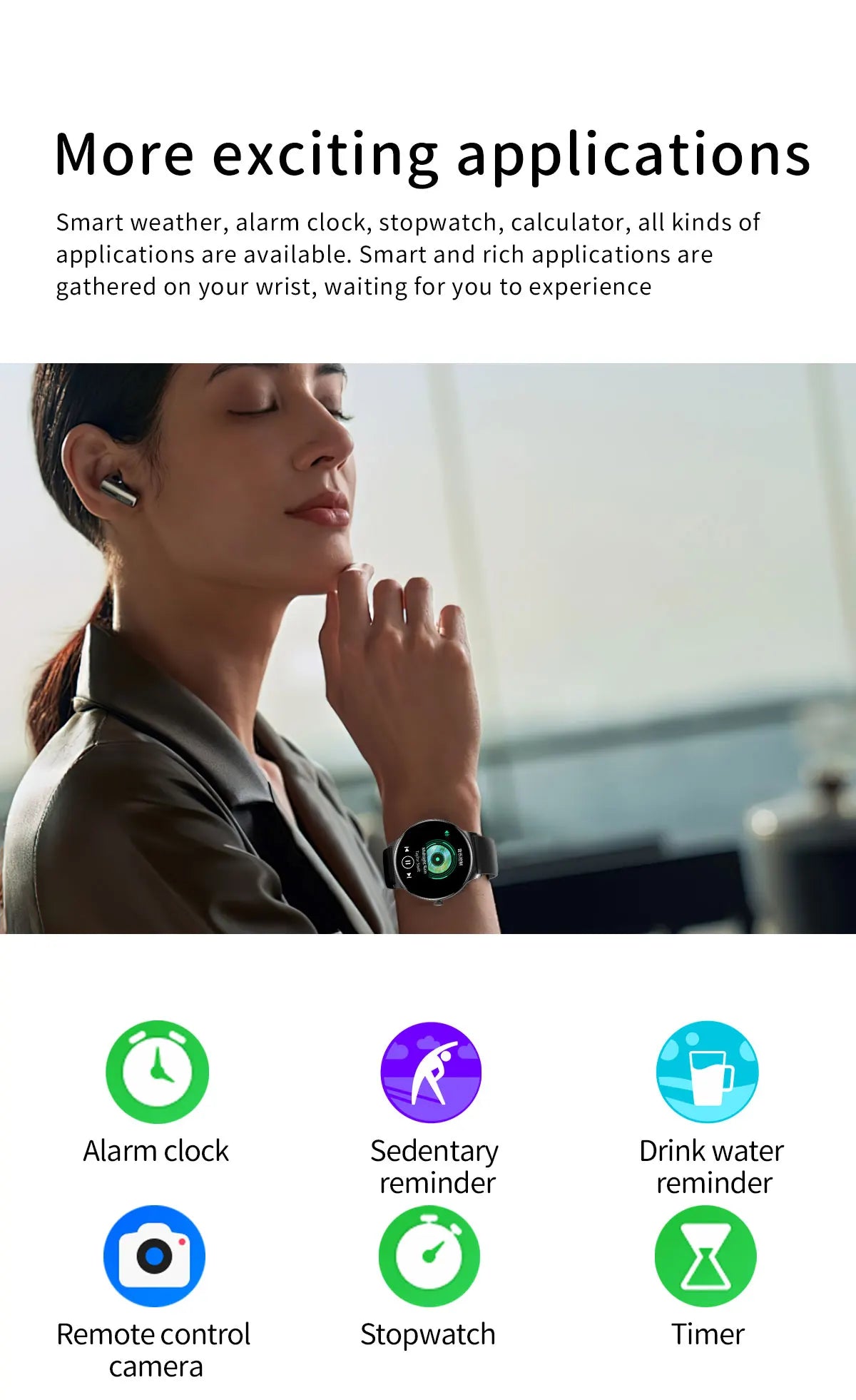 1.43" Full Touch Smartwatch for Women with Bluetooth Calling – Fitness & Sports Watch, Stylish Ladies Gift (2025)