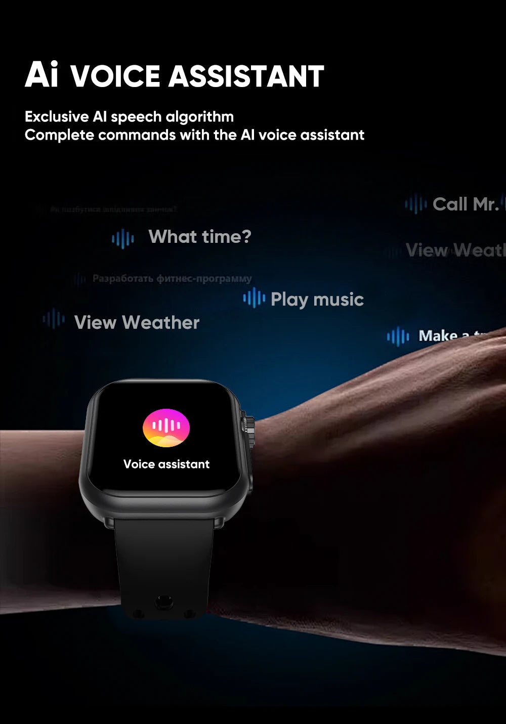 1,85" HD AMOLED Smartwatch med Bluetooth-opkald – IP68 Vandtæt Full Touch Sportsur til Mænd og Kvinder (2025)