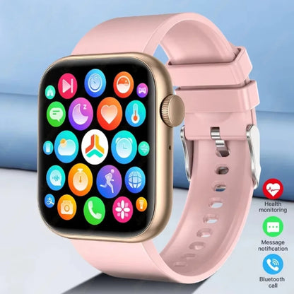 Damen-Smartwatch mit vollständiger Touch-Funktion und Bluetooth-Anruffunktion – Wasserdichter Fitness-Tracker und Sportuhr für Damen