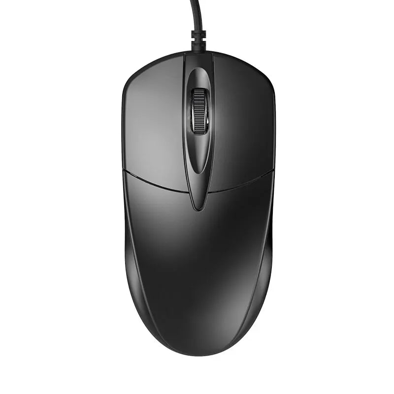 USB Wired Optical Mouse – 1200 DPI, Ergonomic Design, Plug & Play for PC & Laptop