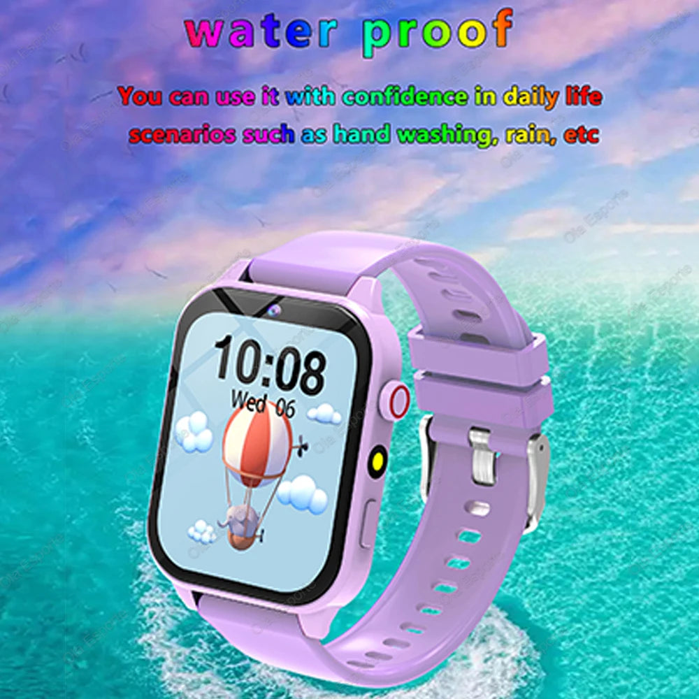 Kinder-Smartwatch mit 1,83"-Display, Kamera und 18 Spielen