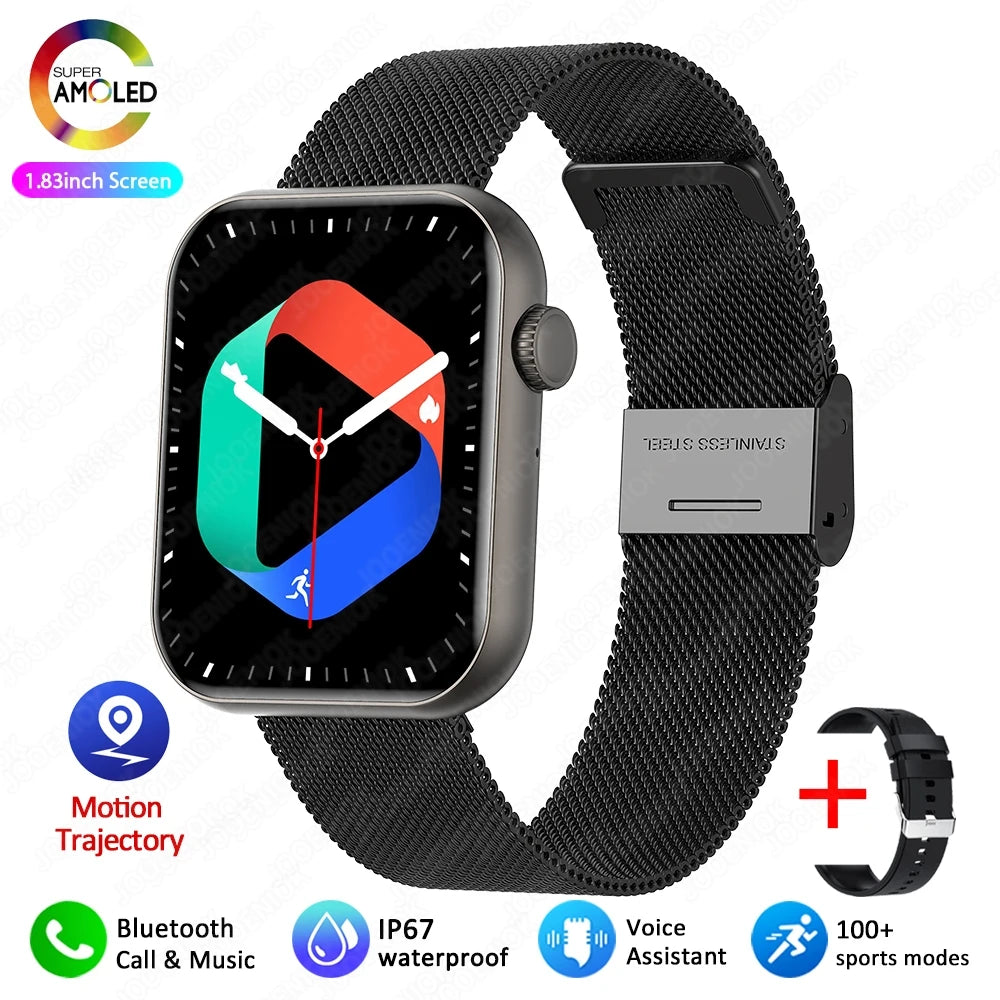 Damen-Smartwatch mit vollständiger Touch-Funktion und Bluetooth-Anruffunktion – Wasserdichter Fitness-Tracker und Sportuhr für Damen
