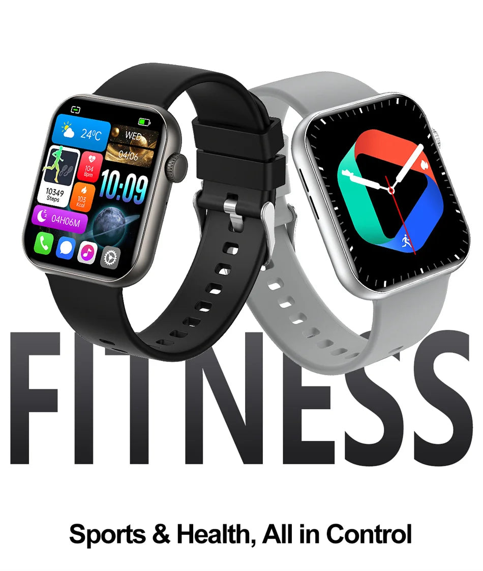 Damen-Smartwatch mit vollständiger Touch-Funktion und Bluetooth-Anruffunktion – Wasserdichter Fitness-Tracker und Sportuhr für Damen