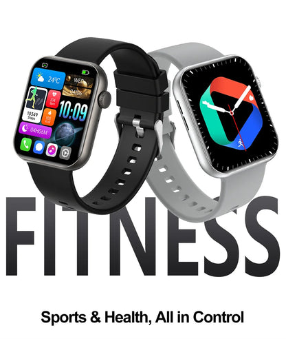 Damen-Smartwatch mit vollständiger Touch-Funktion und Bluetooth-Anruffunktion – Wasserdichter Fitness-Tracker und Sportuhr für Damen
