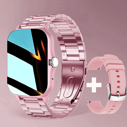 1,83" HD Smartwatch med Bluetooth-opkald og notifikationer – Sportstilstande, musikstyring, til Android og iOS (Unisexgave)