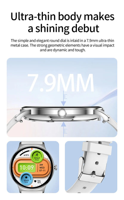 1.43" Full Touch Smartwatch for Women with Bluetooth Calling – Fitness & Sports Watch, Stylish Ladies Gift (2025)