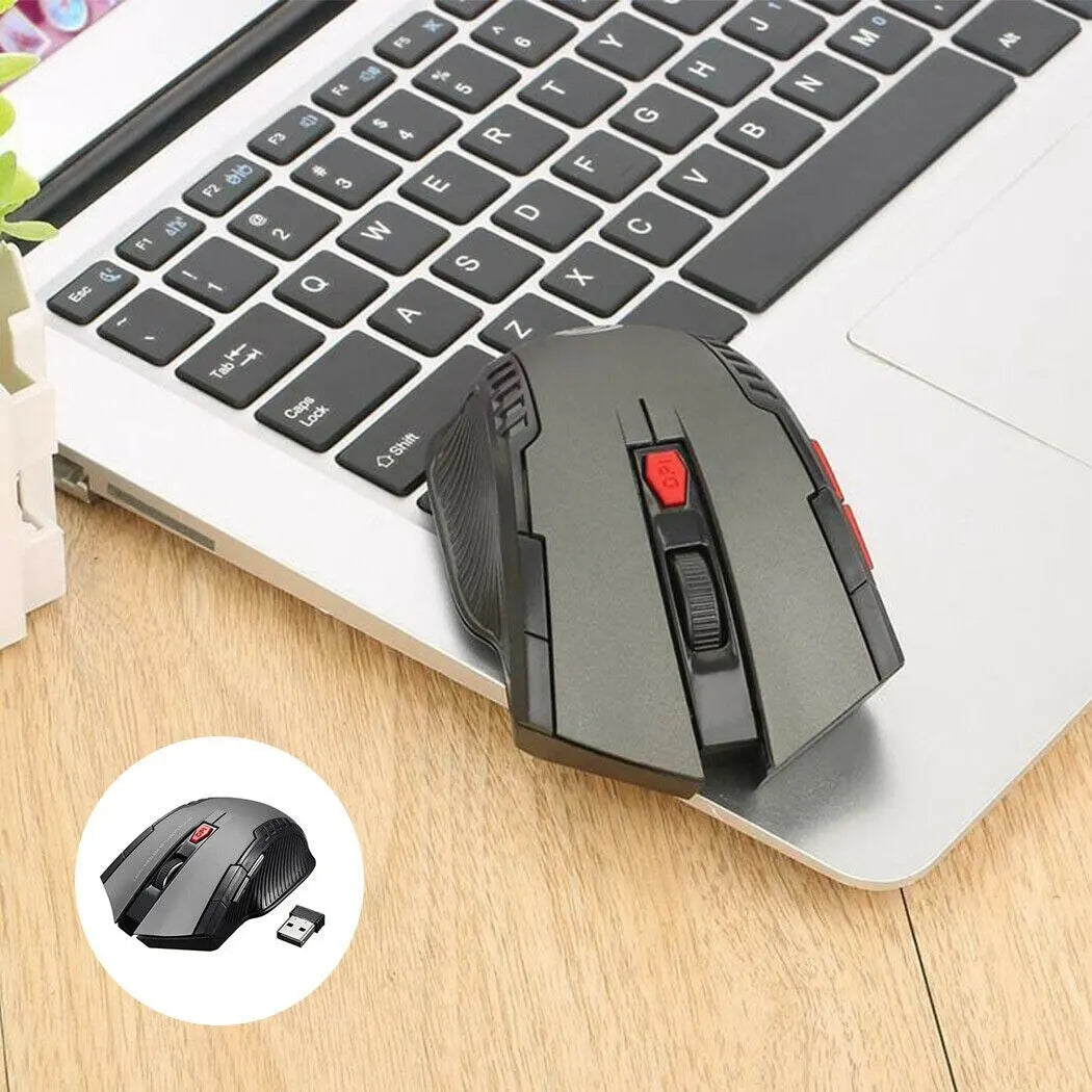 Kabellose Maus 2.4G tragbare optische Maus – Universell für Laptop, PC & Büro