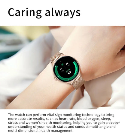 1.43" Full Touch Smartwatch for Women with Bluetooth Calling – Fitness & Sports Watch, Stylish Ladies Gift (2025)