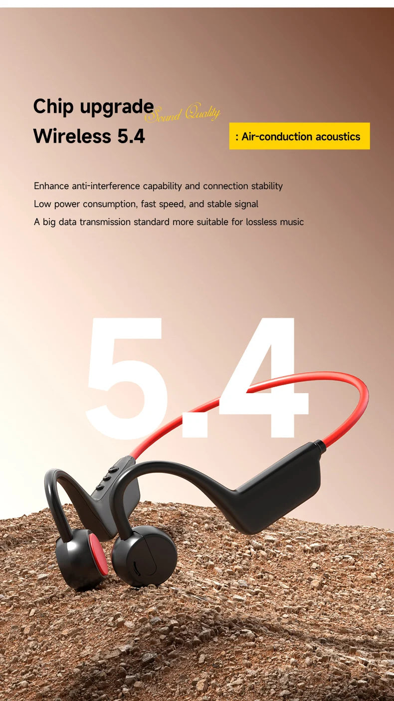 OnePlus Knochenschall Bluetooth Kopfhörer – Kabelloses Open-Ear Headset, Freisprechfunktion, Wasserdichte Sport-Kopfhörer mit Mikrofon