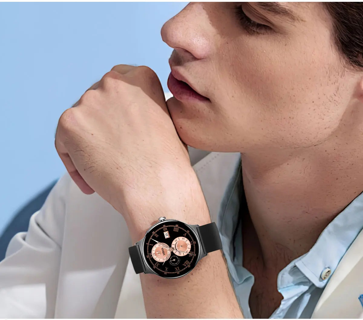 1.43" Full Touch Smartwatch for Women with Bluetooth Calling – Fitness & Sports Watch, Stylish Ladies Gift (2025)