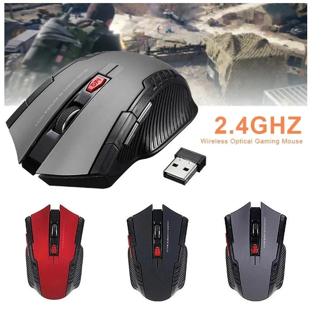 Kabellose Maus 2.4G tragbare optische Maus – Universell für Laptop, PC & Büro