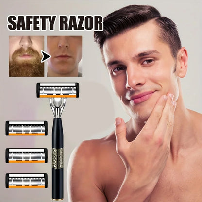 Classic 6-Layer Safety Razor for Men & Women