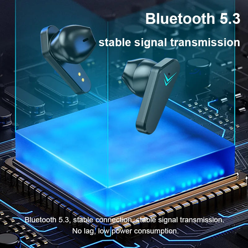 Bluetooth TWS Gaming-Ohrhörer – Kabelloser HiFi 9D Stereo Sound mit Mikrofon, Bass-Audio-Kopfhörer für Xiaomi & Lenovo
