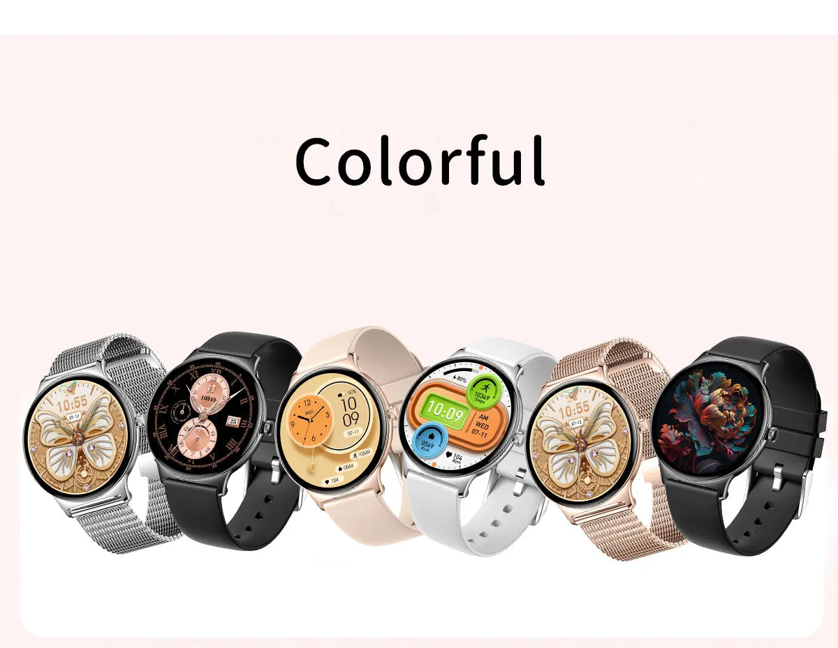 1.43" Full Touch Smartwatch for Women with Bluetooth Calling – Fitness & Sports Watch, Stylish Ladies Gift (2025)