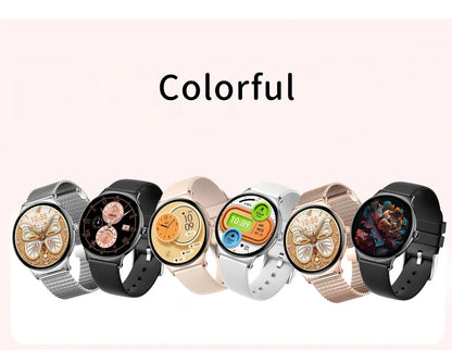 1.43" Full Touch Smartwatch for Women with Bluetooth Calling – Fitness & Sports Watch, Stylish Ladies Gift (2025)