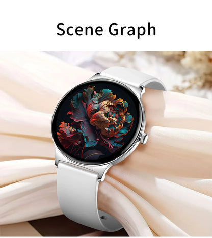 1.43" Full Touch Smartwatch for Women with Bluetooth Calling – Fitness & Sports Watch, Stylish Ladies Gift (2025)